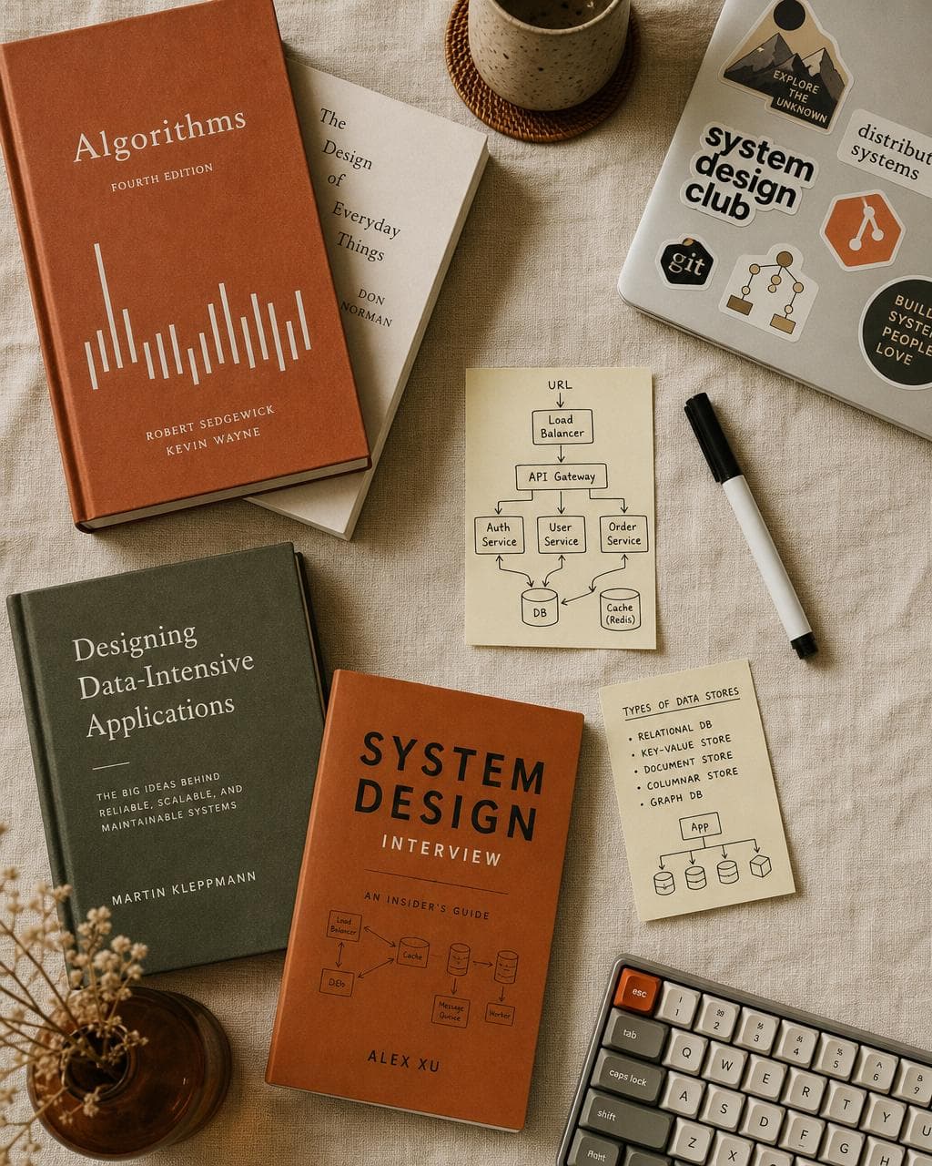 Tech books editorial moodboard