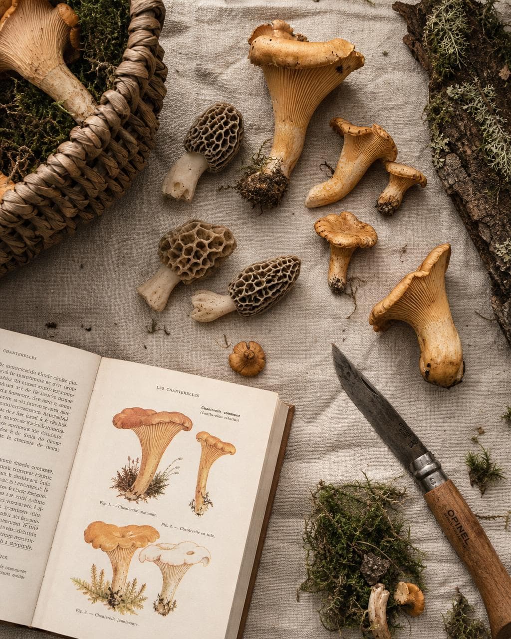Foraging editorial moodboard