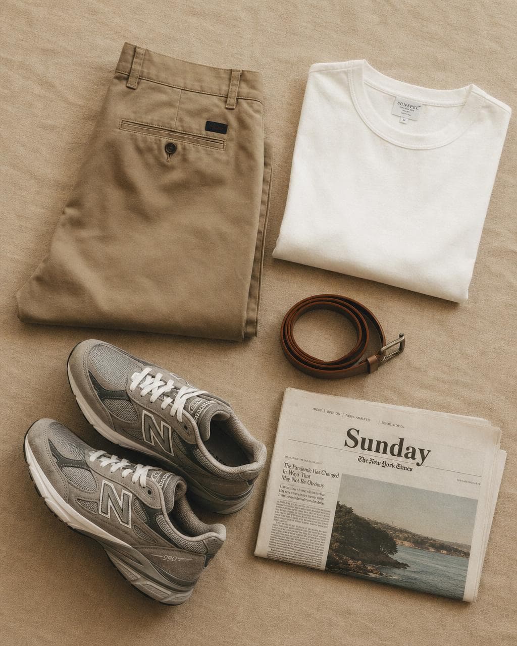 Dad shoes editorial moodboard