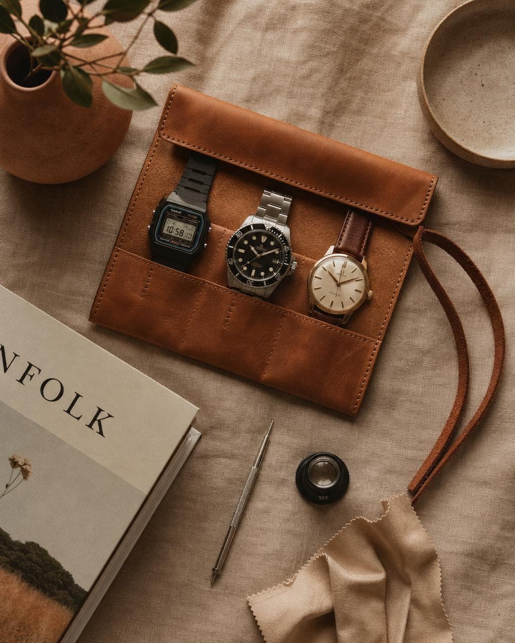 Watches editorial moodboard